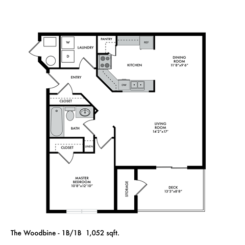 The Crossings at Chapel Hill Woodbine Floor Plan